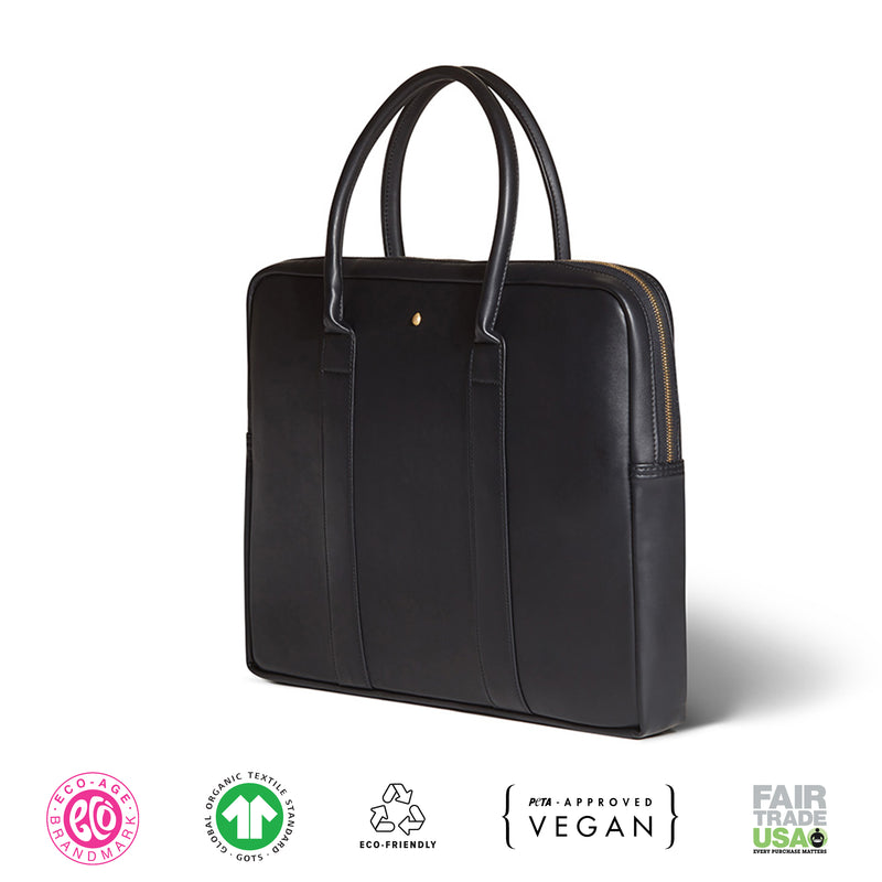 Vegan Leather Laptop Briefcase