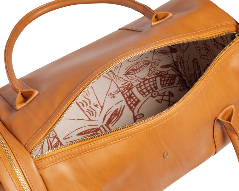 Brown Vintage Boxing Gym Duffle Bag - Ministry of Tomorrow