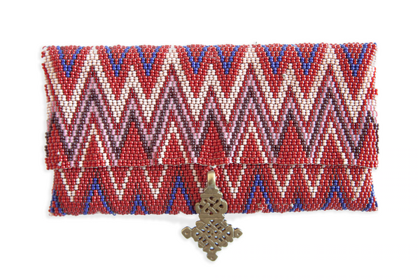 Maasai Beaded Cell Case - Red - Ministry of Tomorrow